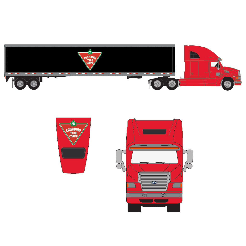 CTR Ford Aeromax 48' Trailer