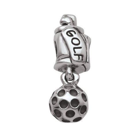 Silver Golf Charm